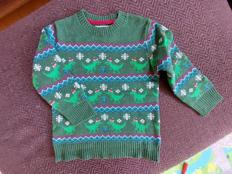 Pulóver vianočný, h&m,110