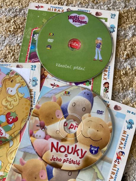 Dvd pohádky mirax 3 ks, 