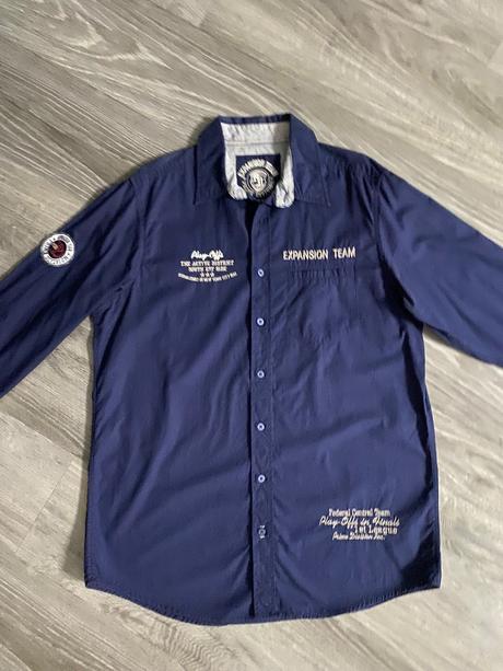 Modrá košeľa vel. m, m