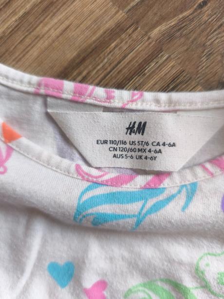 Šaty jednorožce, h&m,110