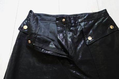 Koženková sukňa zara, zara,s