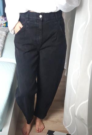 Rifle vysoký pás, bershka,36