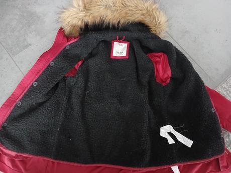 Perfektná červená bunda na zimu aj jar, zara,128