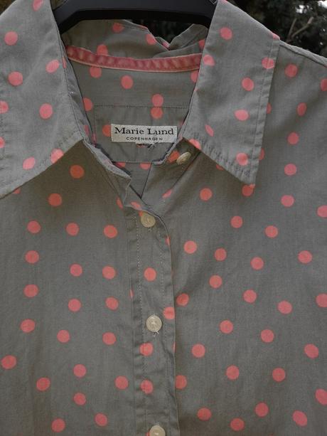 Košeľa  s bodkami, xl