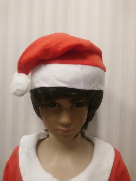 4 dielny vianočný kostým santa boy, 104-116 cm,