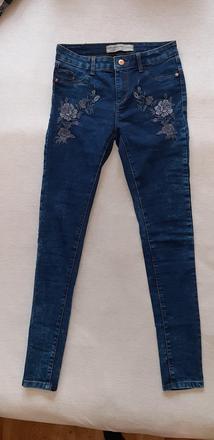 Rifle jegging s kvetmi, c&a,36