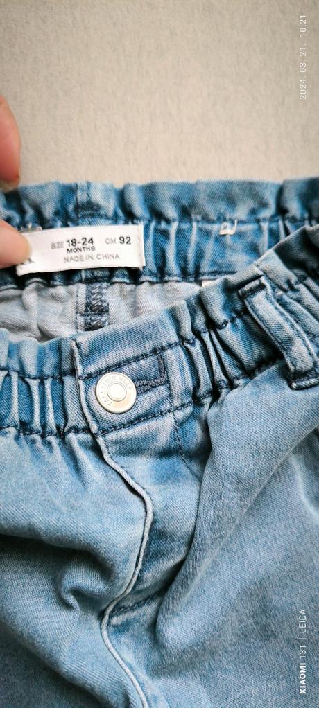 Riflové nohavice zara, zara,92
