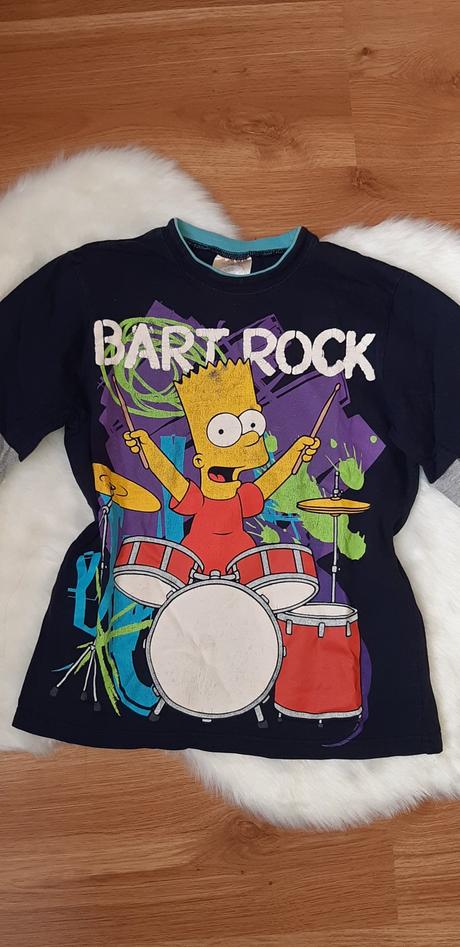 Tričko bart simpsons rock, bhs,134