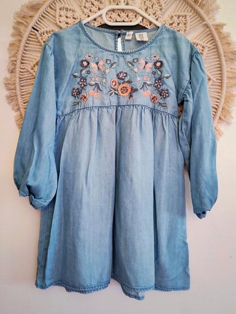 Riflové šatky h&m, h&m,116