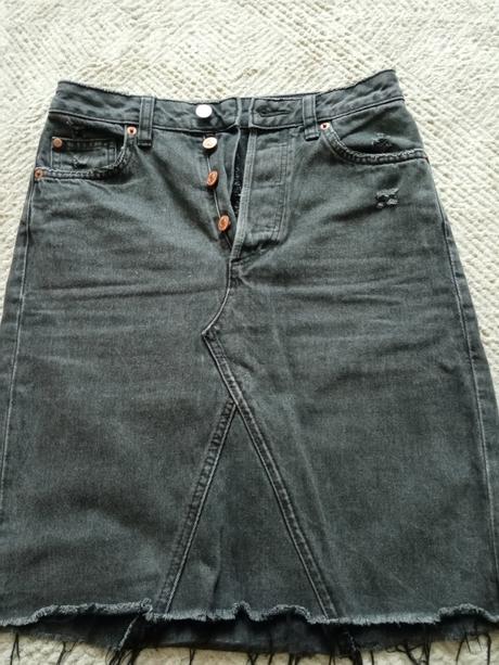 Čierna riflova sukna xs, denim,164