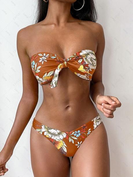 Bikiny zaful s kvetinovým vzorom, veľ. m, m