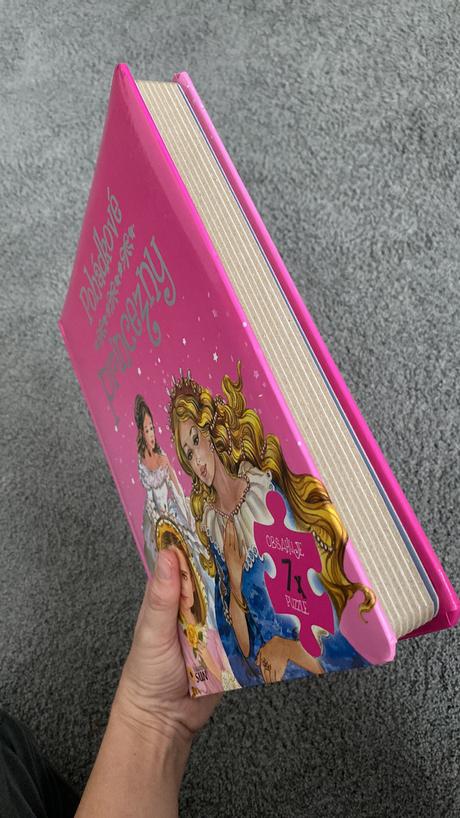 Pohadkove princezny kniha s puzzle, 