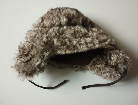 Zimná kožušinová čiapka v.1-2r, h&m,86