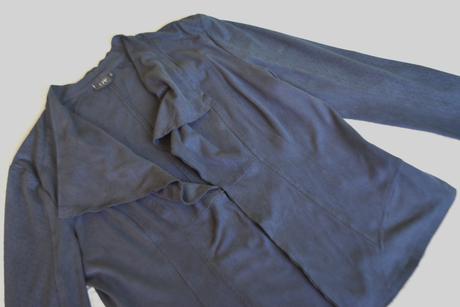 Tmavomodrý blejzer, liv, veľ. l, l