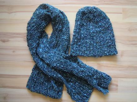 Komplet čiapka+šál, 158