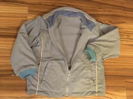 Zimná praktická bunda s mikinou + rukavice, 104