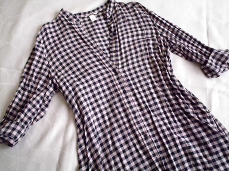 Tunika kocka m-l, h&m,l