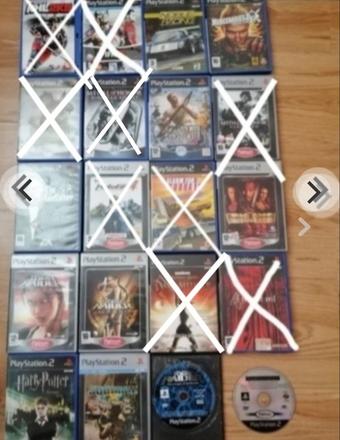 Hry na ps2 s manuálom, 