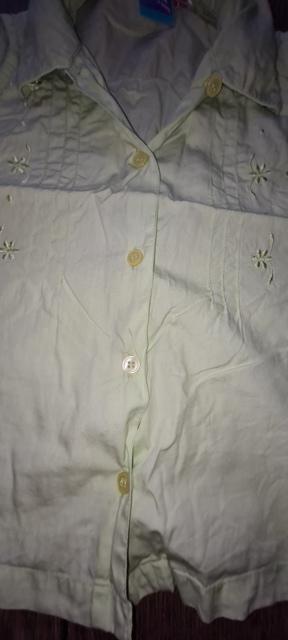 Bledučko zelená blúzka / top, 122