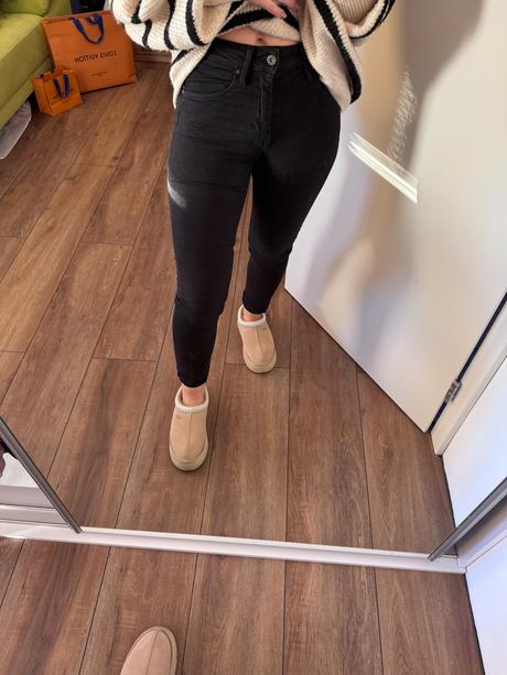 H&m čierne rifle, h&m,s