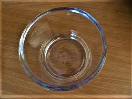 Masívny sklenený valec bohemia, 