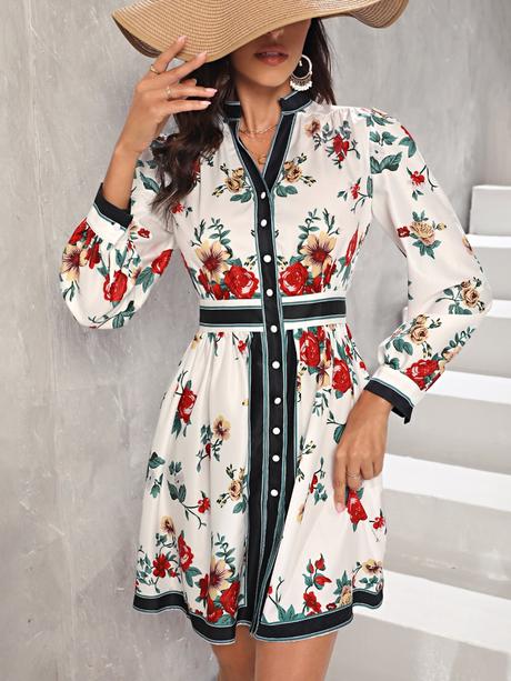 Šaty kvetinové ľahučké poštovné zdarma, l / m / s / xs