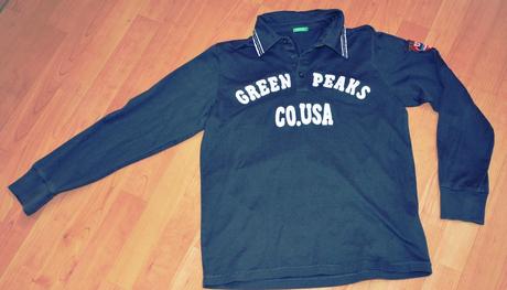 Bavlnena znackova polokosela 146/152, benetton,146