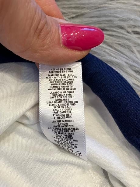 Chlapčenská čiapka bielo tmavomodrá, 68