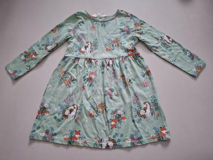 Zelené saty, h&m,104