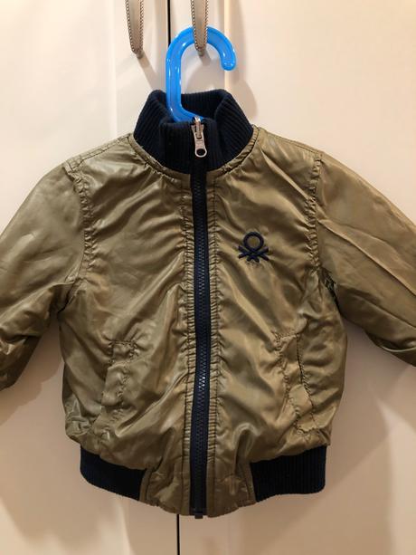 Obojstranná bunda benetton pre fesaka, benetton,80