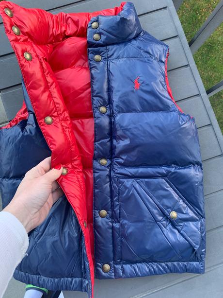 Teplucka obojstranna vesta, ralph lauren,128