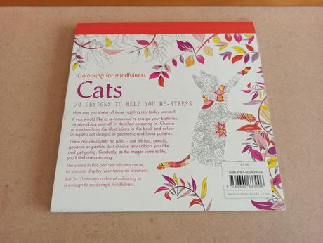 Cats - colouring for mindfulness, 