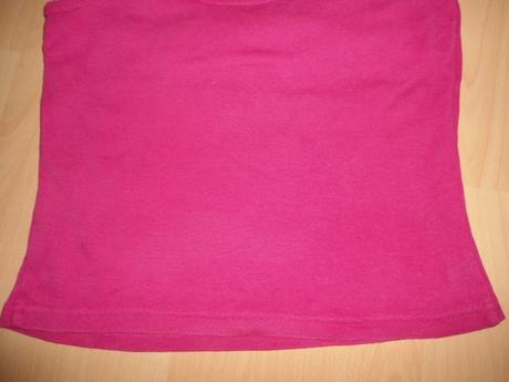 Ruzovo-biele tricko ramieka, xs