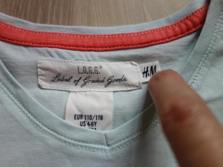 Tričká h&m 110/116, h&m,110