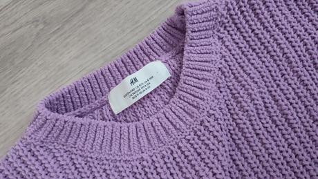 Ženilkový pulóver, h&m,134