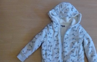 Mikinka podšitá celá kožušinkou, lupilu,110