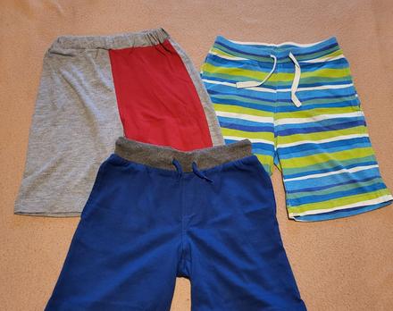 3ks chlapčenské krátke nohavice, 110