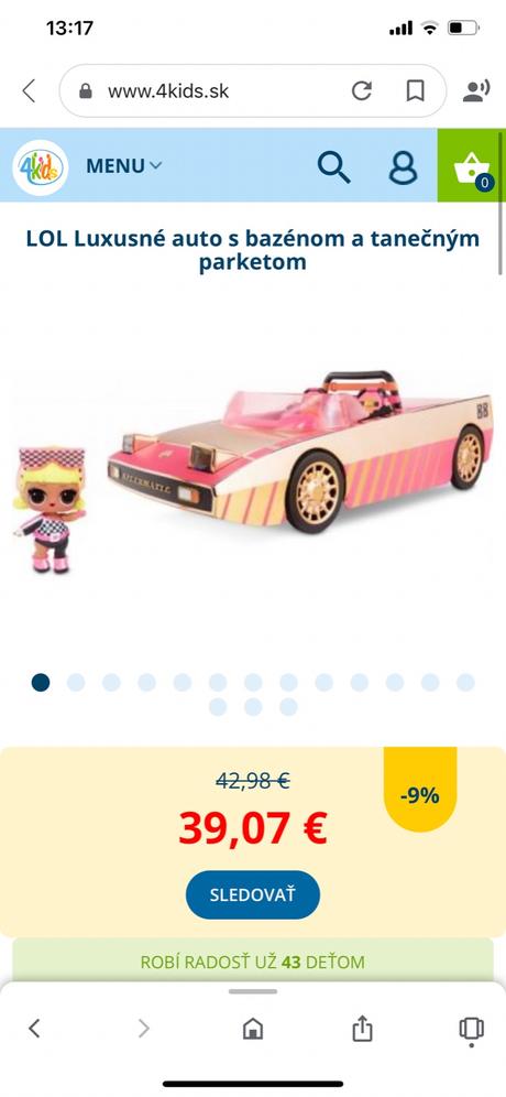 Lol luxusne auto s bazénom, 