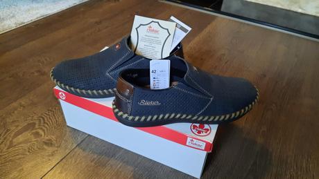 Pánske kožené topánky v.42, rieker,42