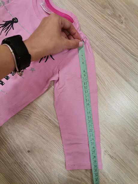 Dievčenské ruzove tričká s dlhým rukávom - 2 kusy, pepco,98