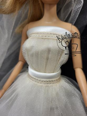 Barbie šaty so závojom, 