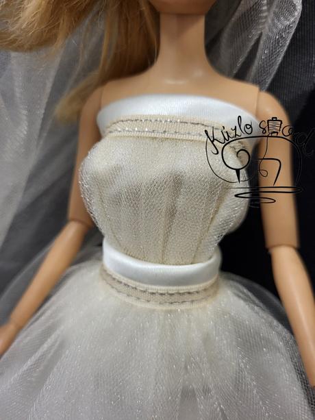Barbie šaty so závojom, 