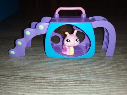 Lps littlest pet shop set slimacik,