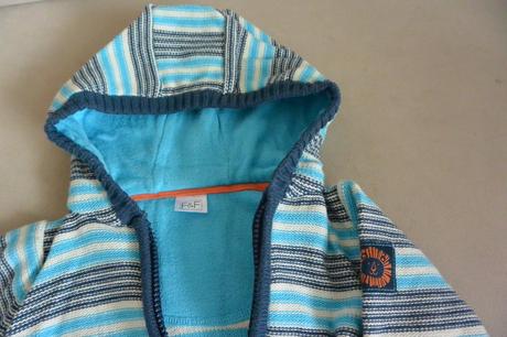 Sveter/ mikina s kapucnou, vel. 86 - top stav, f&f,86