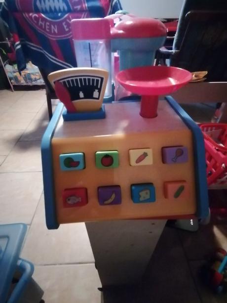 Detska drevena vaha,