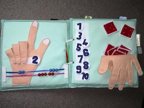 Šitá kniha quiet book,