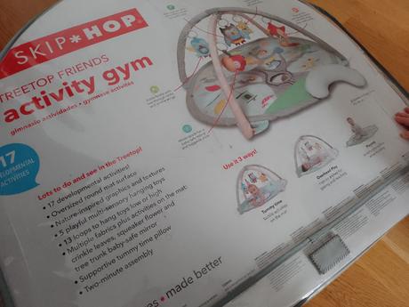 Krásna uni hracia deka s hradzou zn. skip hop, 