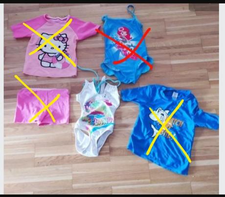 Dievčenské krásne plavky v 110/116 po mojej dcérke, calzedonia,116