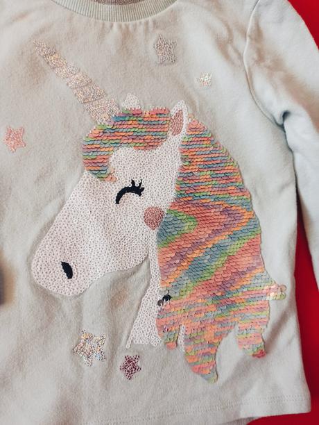 Mikina s jednorožcom, palomino,104