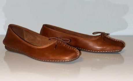 Kožené balerínky, clarks,40